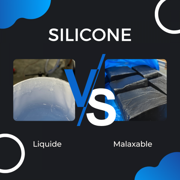 
                                     Silicone liquide VS Silicone malaxable 